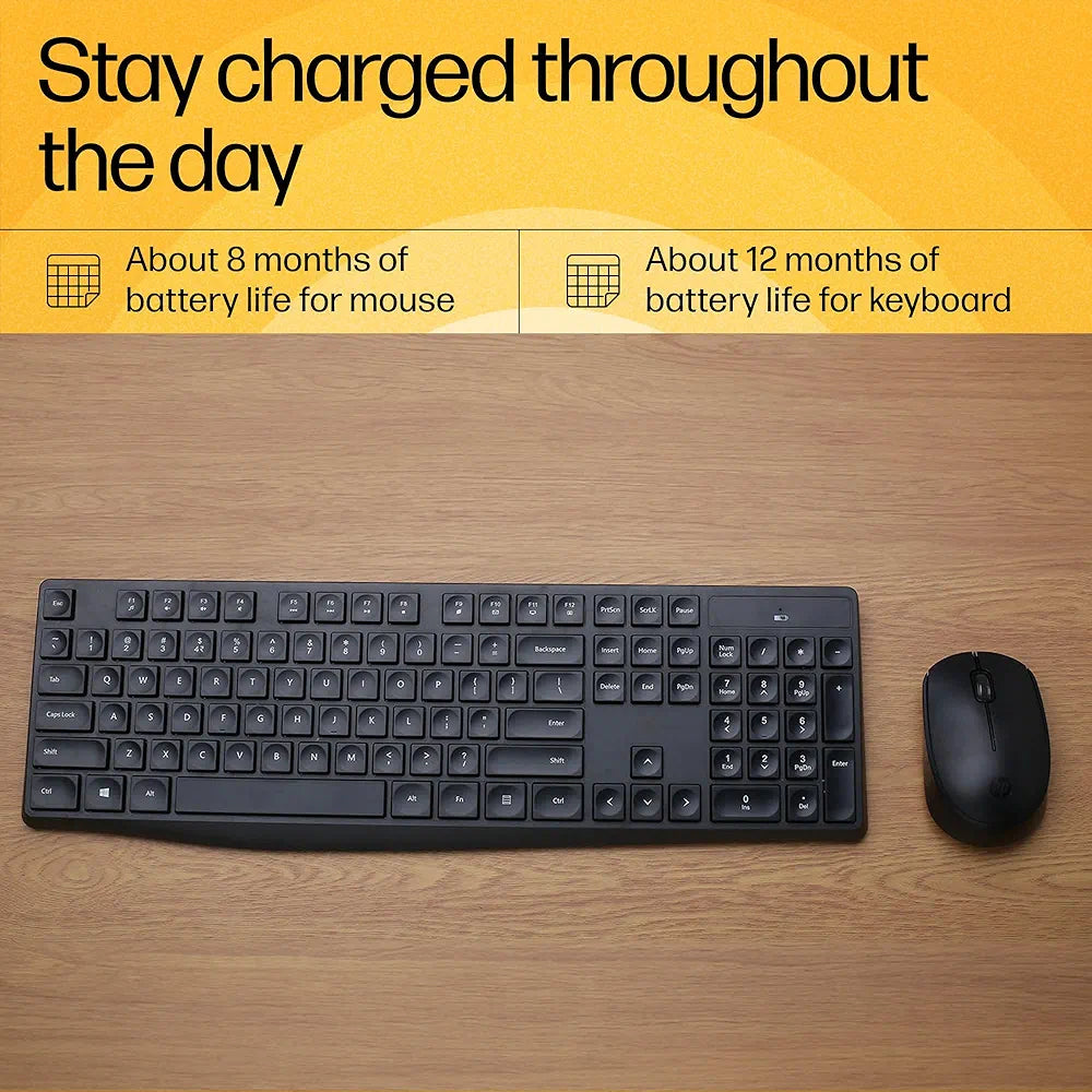 HP CS10 WIRELESS KEYBOARD & MOUSE HP CS10 WIRELESS KEYBOARD & MOUSE